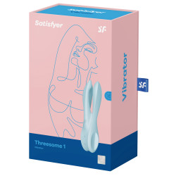 Satisfyer Stimulateur de clitoris vibrant Threesome 1 Satisfyer Bleu